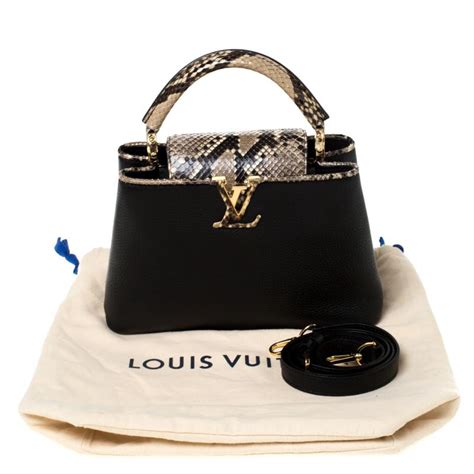 louis vuitton capucines canvas|louis vuitton capucines bb python.